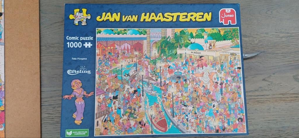 Jan van Haasteren puzzel Fata Morgana 1000 stukjes, Ophalen, 500 t/m 1500 stukjes, Zo goed als nieuw