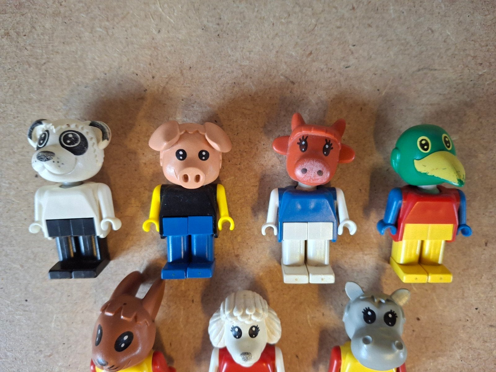 Lego Partij Fabuland poppetjes. Jaren 80, Lego, 33 Bath Road, Slough, UK, Overige thema's, Lego