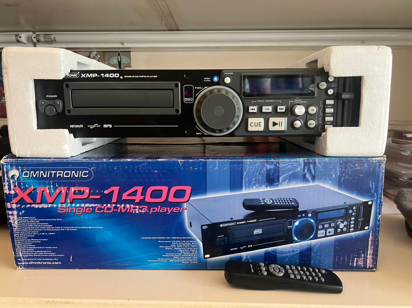 XMP-1400 CD/MP3 Player, Ophalen of Verzenden, Zo goed als nieuw, Audio