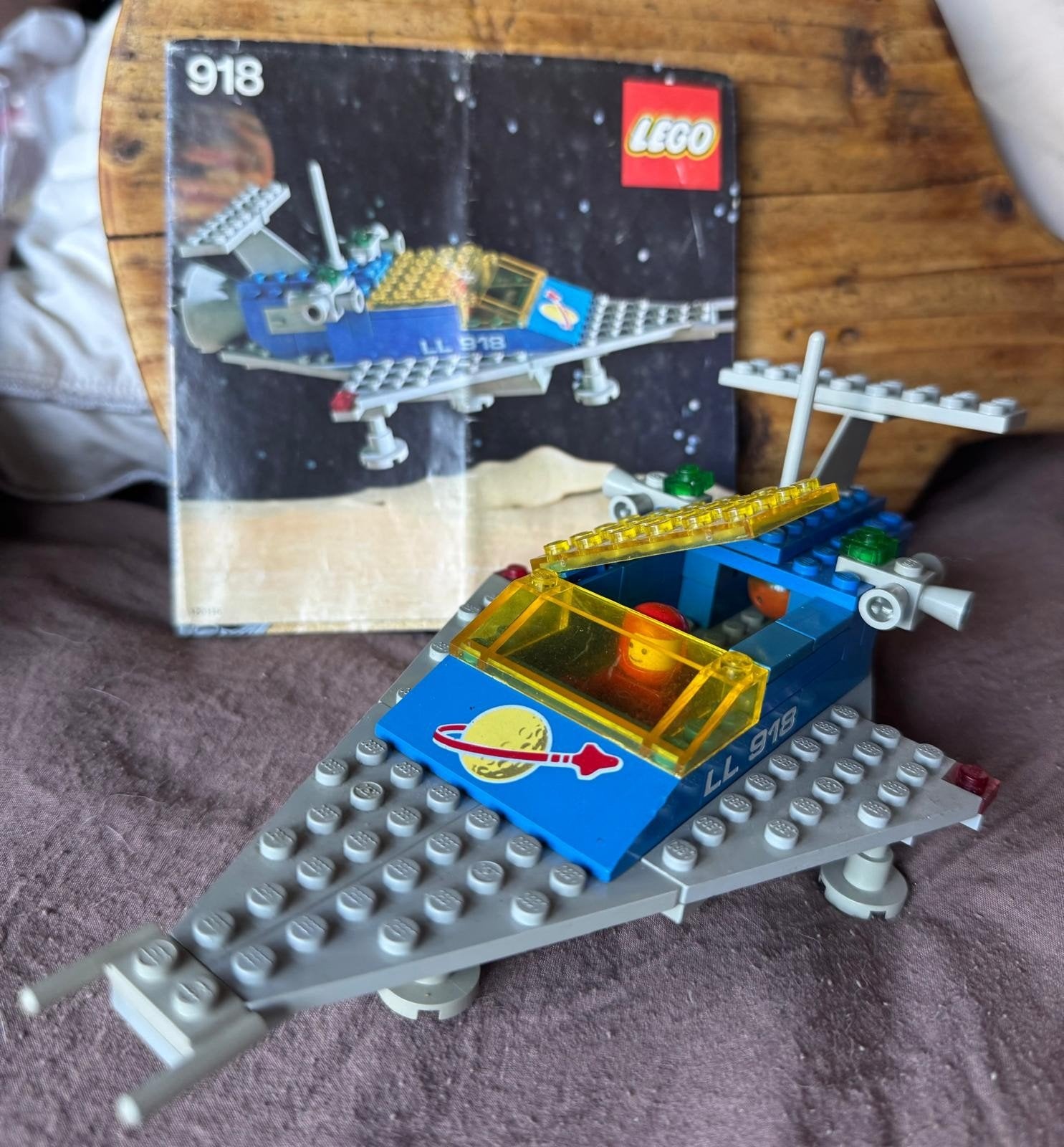 Vintage LEGO Classic Space 918 Ruimteschip met instructies, Kinderen en Baby's, Gebruikt, Lego, Inclusief instructies, Ophalen of Verzenden