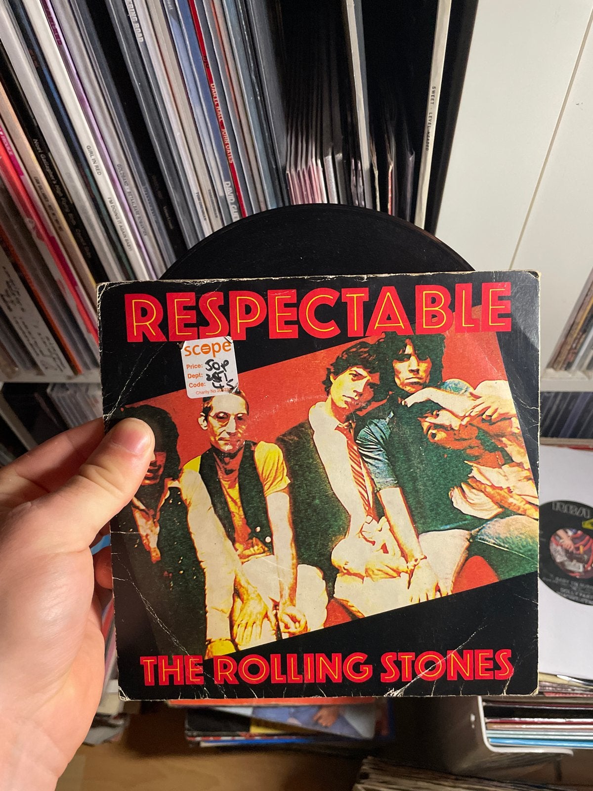 The Rolling Stones - Respectable / When The Whip Comes Down, Gebruikt, 7 inch, Ophalen of Verzenden, EP