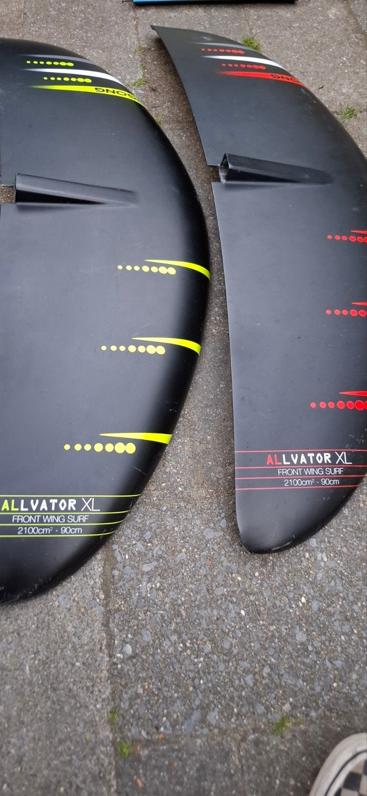 Gong Rise XL 2100 cm2 2x EVT Stab, Watersport en Boten, Golfsurfen, Ophalen of Verzenden, Gebruikt, Overige typen