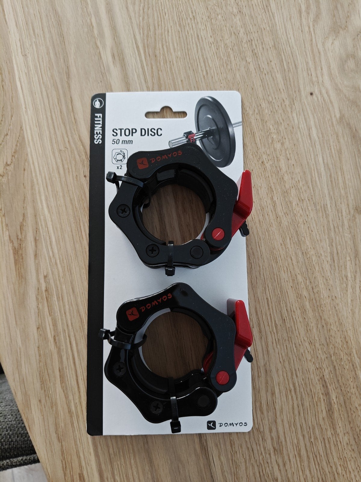 Domyos Stop Disc 50 mm Haltersluitingen (nieuw), Ophalen of Verzenden, Nieuw, Halterstangen