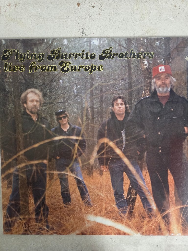 Vinyl lp FLYING BURRITO BROTHERS: LIVE FROM EUROPE, LP, Ophalen of Verzenden, Zo goed als nieuw, Poprock
