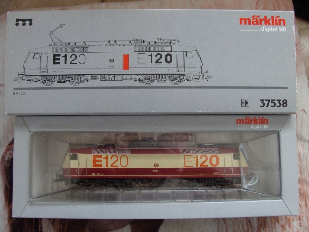 MARKLIN 37538 BR120, Wisselstroom, Locomotief, Ophalen of Verzenden, Zo goed als nieuw