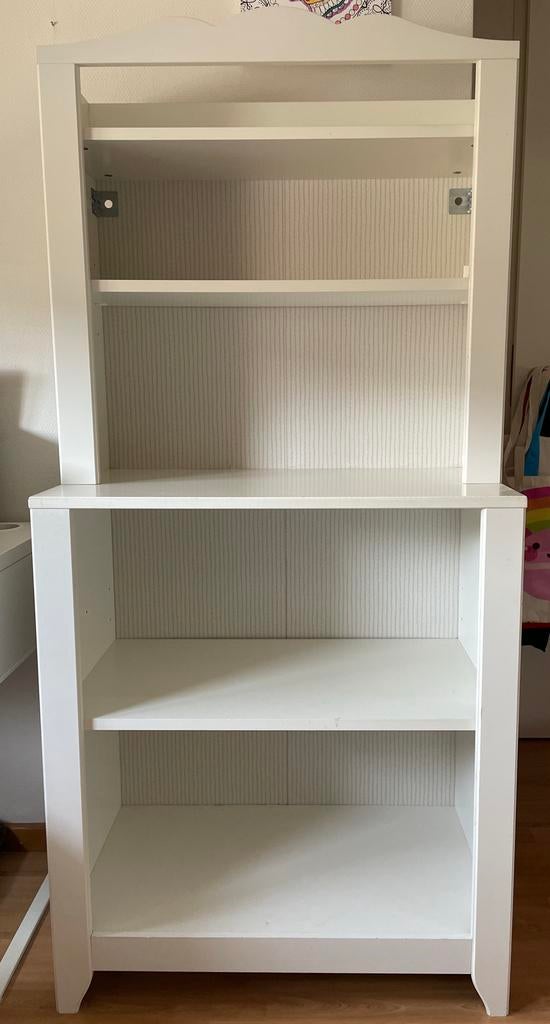 Ikea Hensvik - witte boekenkast met open vakken, Huis en Inrichting, Ophalen, Met plank(en), Gebruikt, 50 tot 100 cm