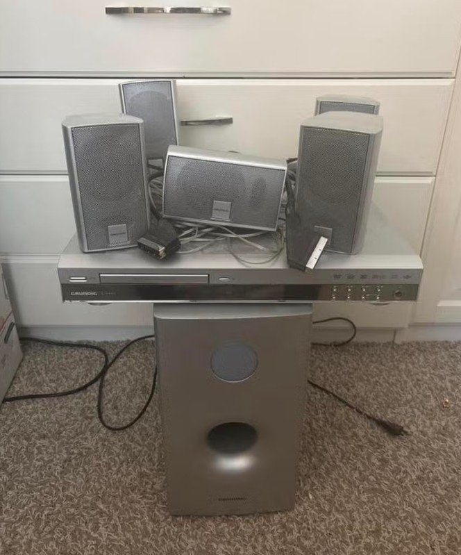 Home Cinema Set met DVD-speler en 5.1 speakers, Gebruikt, 5.1-systeem, Dvd-speler, Ophalen