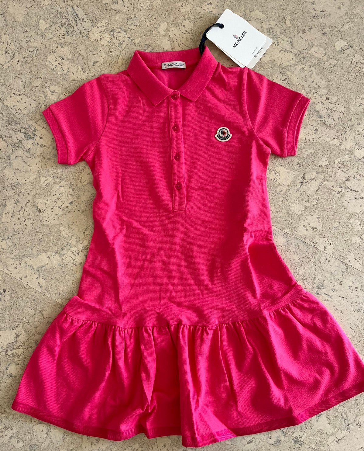 Moncler polo jurkje maat 116-122!, Kinderen en Baby's, Ophalen of Verzenden, Nieuw, Meisje, Jurk of Rok