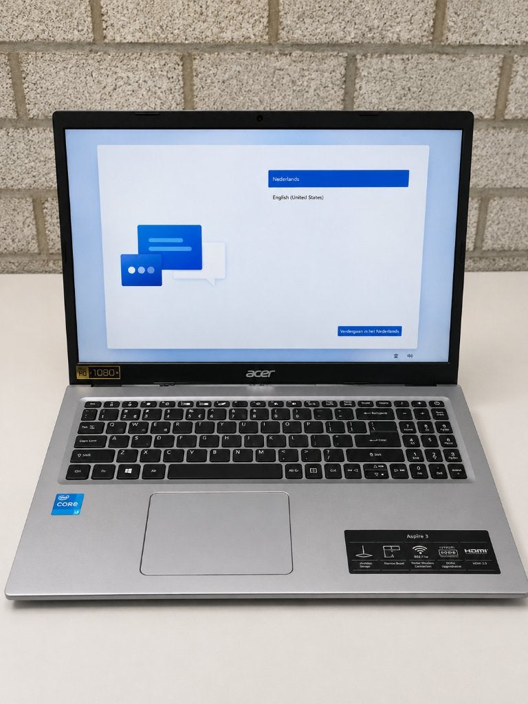 Acer Aspire 3 A315-58 i3 128GB SSD Full HD Windows 11, Gebruikt, Ophalen of Verzenden, SSD, 128 GB