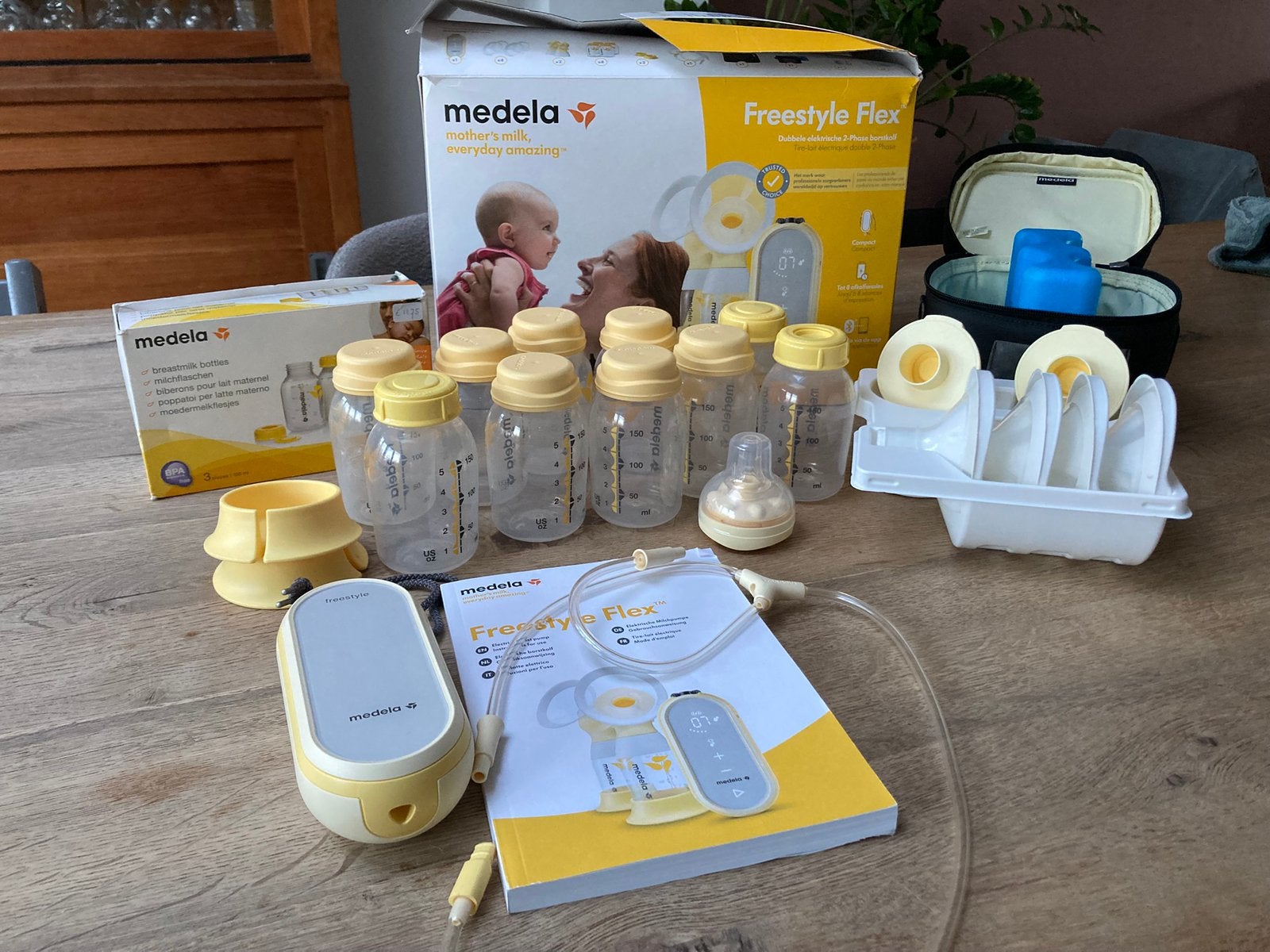 Medela freestyle flex dubbele borstkolf, Ophalen of Verzenden, Borstkolf