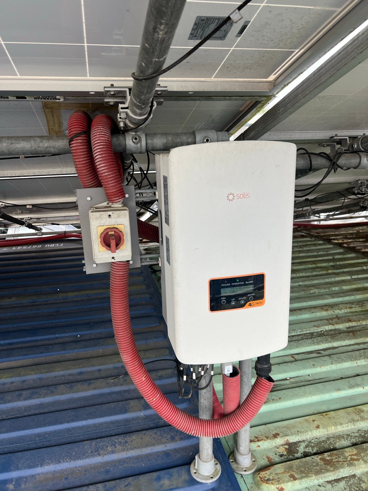 Zonnepanelen 15kW Compleet Systeem met Solis Omvormer partij, Ophalen, Gebruikt, Compleet systeem, 200 wattpiek of meer