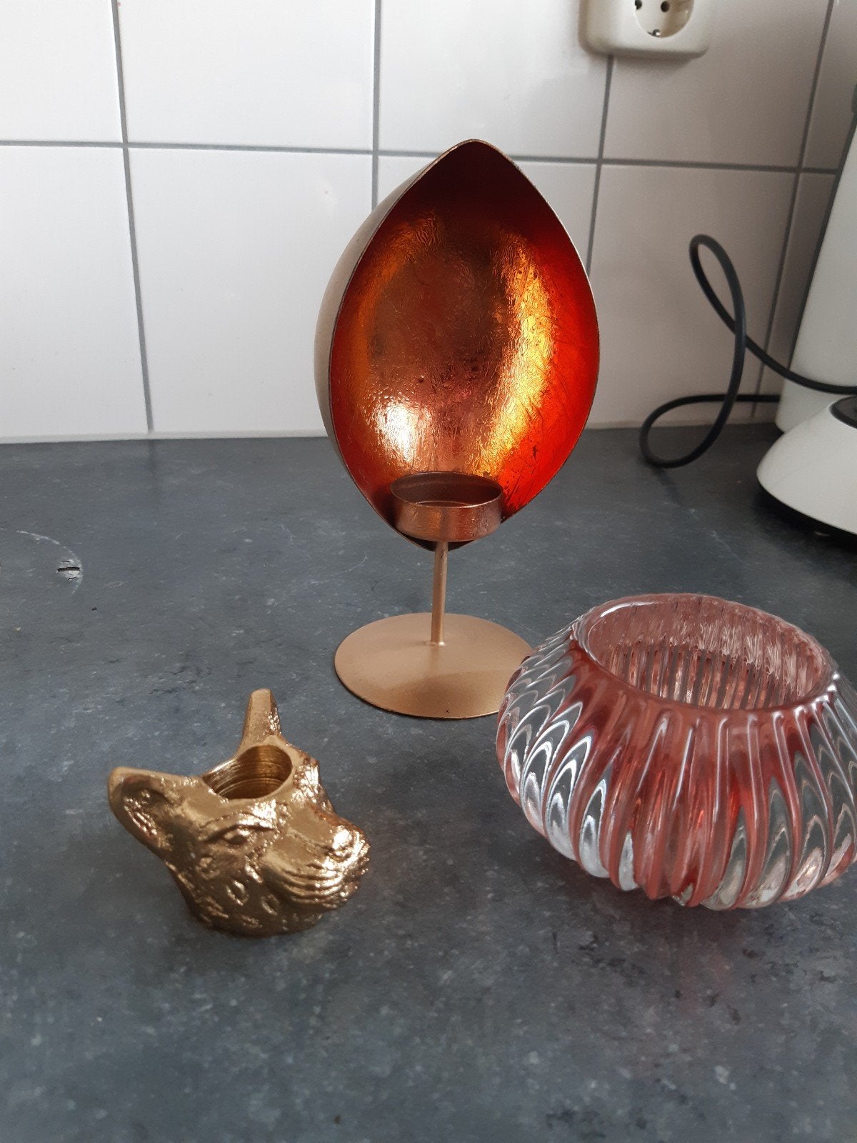 Theelichtje houders, Ophalen, Zo goed als nieuw, Overige typen, Art deco