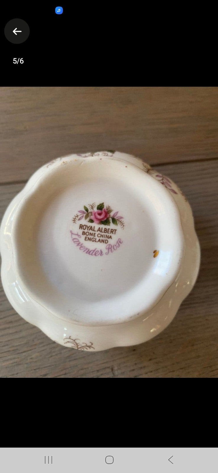 Royal Albert Lavender Rose schaal en kommetje, Ophalen of Verzenden