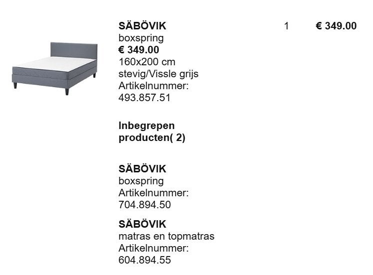 Foto 6 van SÄBÖVIK Boxspring en matras 160x200 bed Tweepersoonsbed IKEA