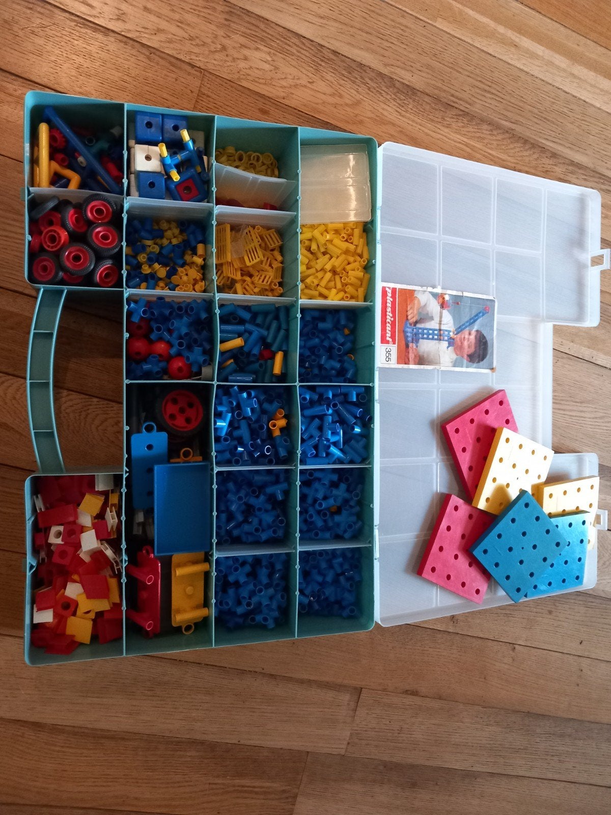 Retro Plasticant Bouwspeelgoed Set - Jaren '70 Constructie, Ophalen, Gebruikt, Overige merken