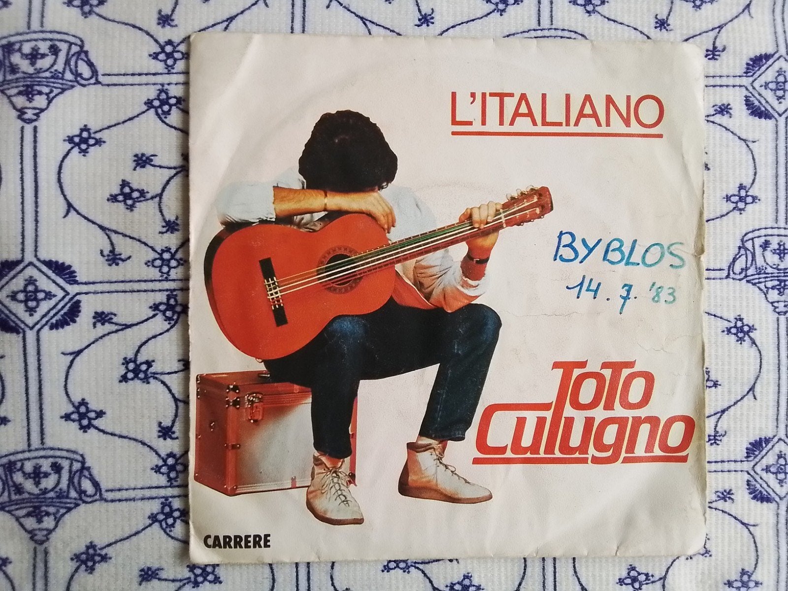 Toto culugno          L'italiano, Ophalen of Verzenden, Zo goed als nieuw, 7 inch, Pop