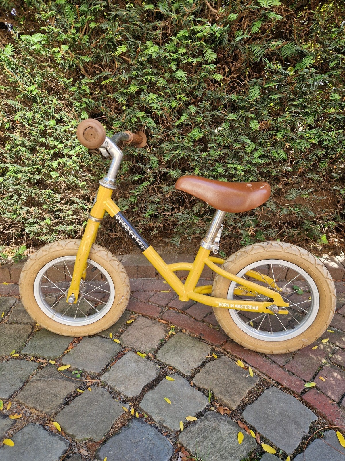 Veloretti loopfiets geel, Ophalen, Gebruikt, Minder dan 16 inch, Veloretti