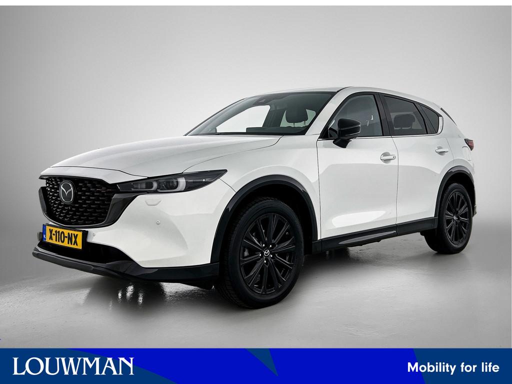 Mazda CX-5 2.0 e-SkyActiv-G M Hybrid 165 Homura Navigatie |, Auto's, Mazda, Gebruikt, 4 cilinders, Wit, Bedrijf