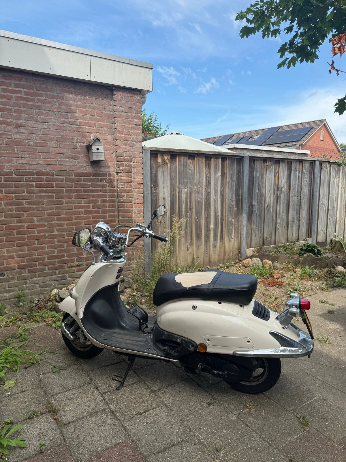 Kapotte Retro Scooter voor de handige klusser, Ophalen of Verzenden, Gebruikt, Maximaal 45 km/u, Benzine