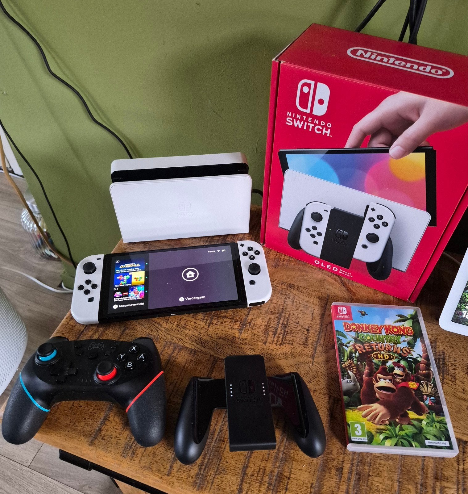 nintendo switch oled met games, Met games, Zo goed als nieuw, Met 1 controller, Switch OLED