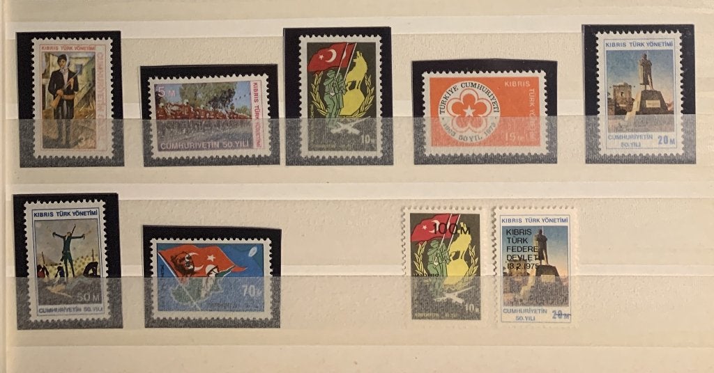 Collectie Cyprus Turks Waarbij 1e set .Totaal 165 sets ***, Ophalen of Verzenden, Buitenland