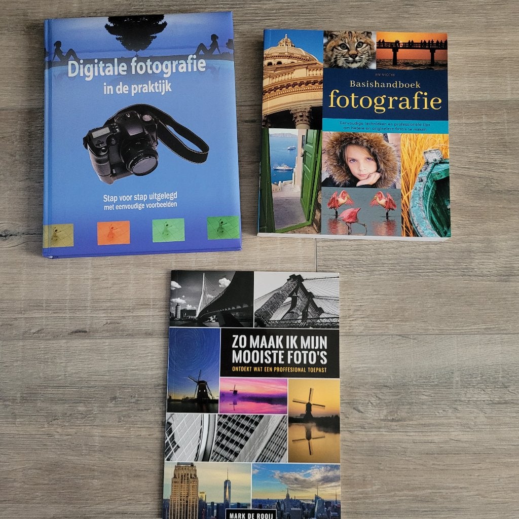 3 boeken over fotografie, Boeken, Hobby en Vrije tijd, Ophalen of Verzenden, Zo goed als nieuw, Fotograferen en Filmen
