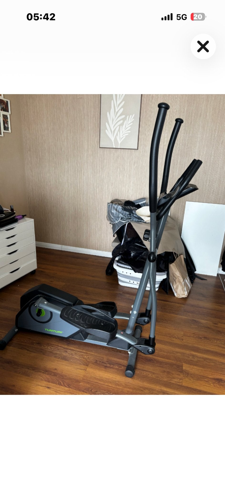 Tunturi Crosstrainer - Zo goed als nieuw, Sport en Fitness, Ophalen, Armen, Zo goed als nieuw, Crosstrainer