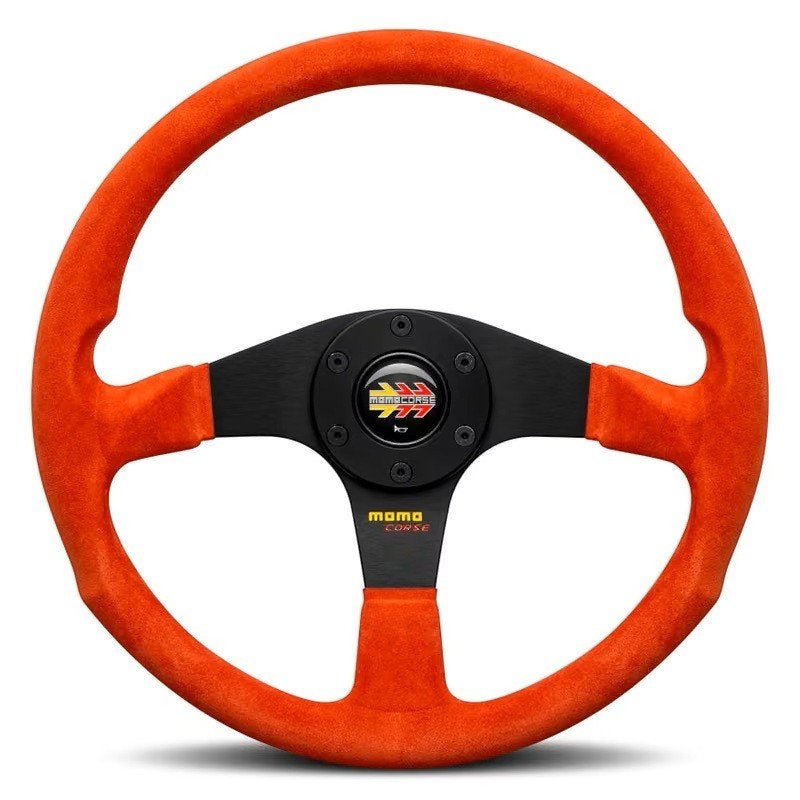 Momo Corse 2.0 stuur sportstuur 350mm suede rood zwart, Ophalen of Verzenden