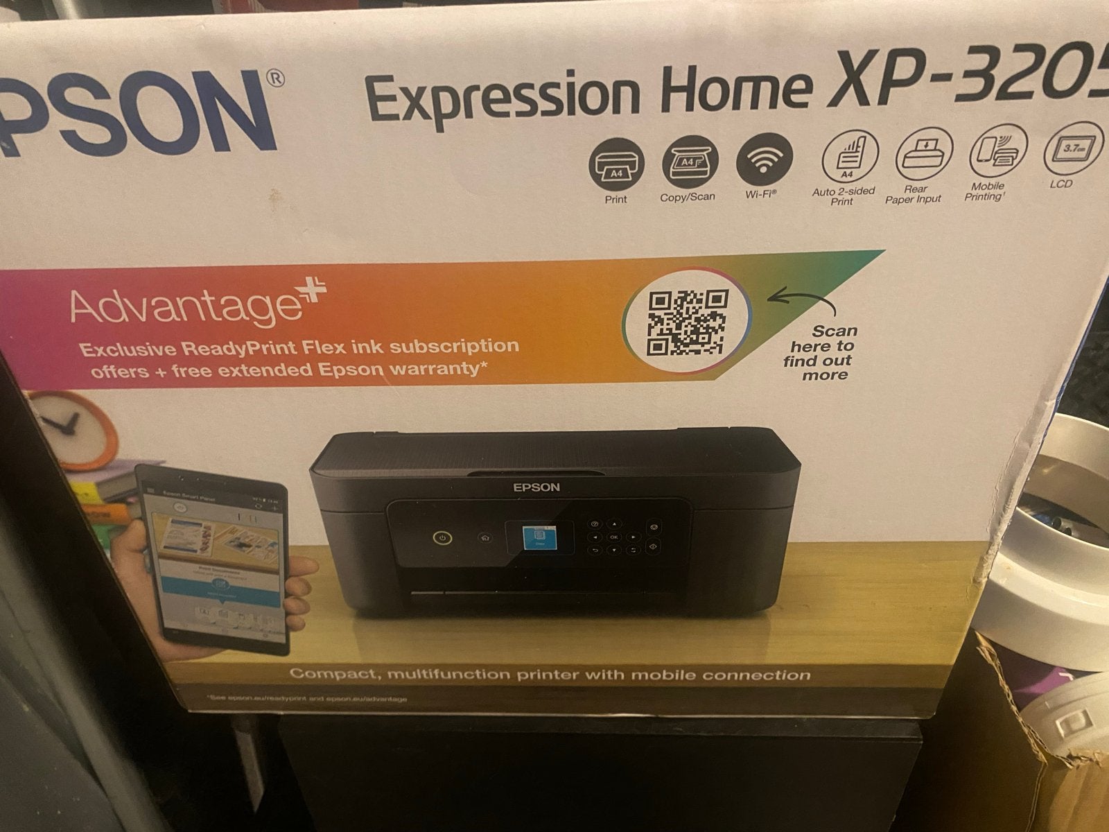 Epson Expression Home XP-3205 All-in-One Printer, Ophalen, Inkjetprinter, All-in-one, Draadloos