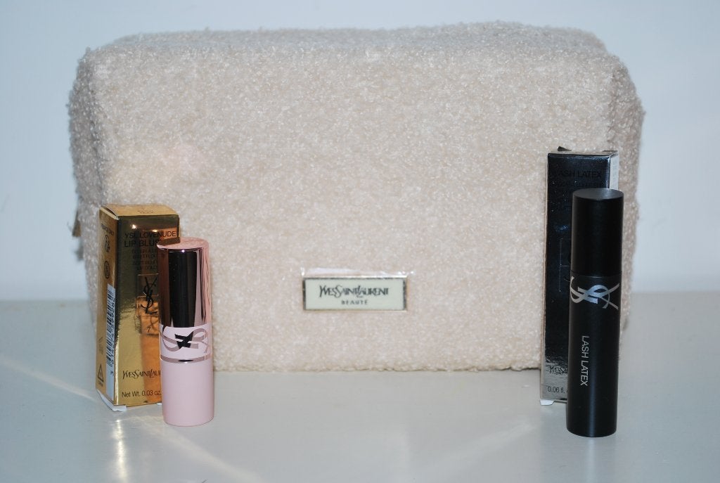 Toilettas Yves Saint Laurent met 2 mini's, Overige kleuren, Gehele gezicht, Nieuw, Ophalen of Verzenden