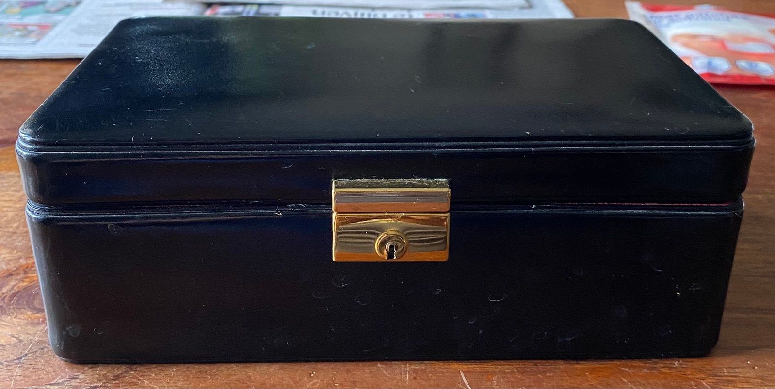 Mooie sieradendoos, Sieraden, Tassen en Uiterlijk, Beautycases, Ophalen of Verzenden, Zo goed als nieuw, Zwart