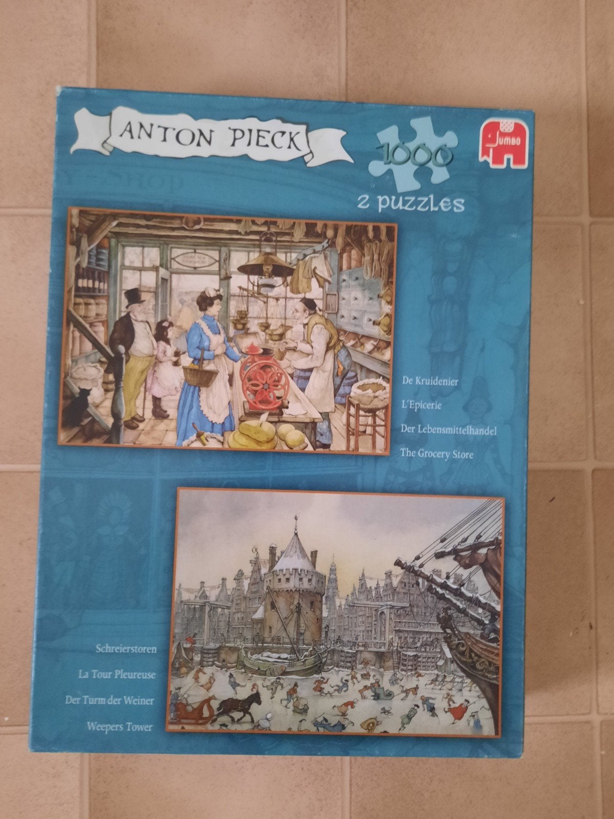 11 legpuzzels alleen ophalen, Ophalen, 500 t/m 1500 stukjes, Zo goed als nieuw