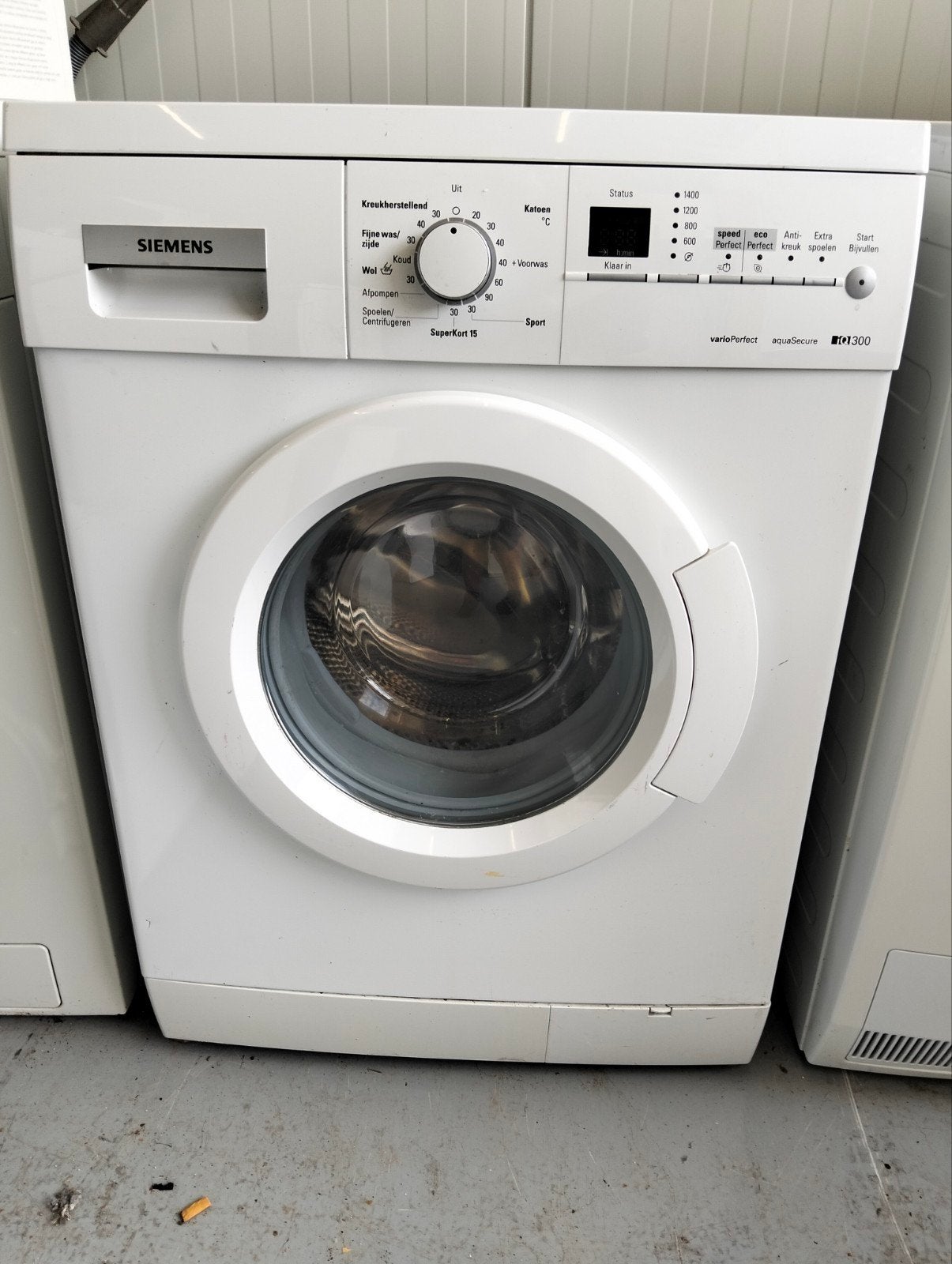 Siemens  iQ300 Wasmachine, Gebruikt, ., Voorlader, 85 tot 90 cm