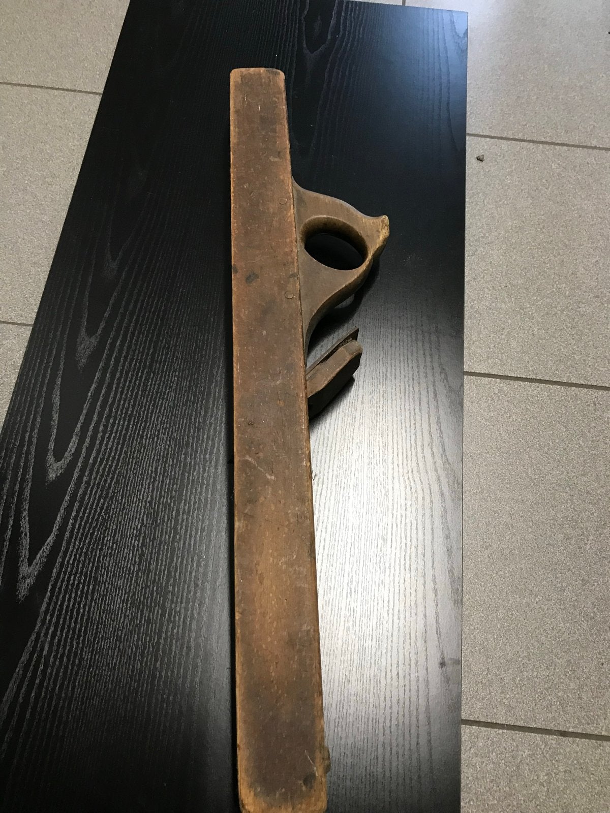 Antieke houten schaaf - Vintage handgereedschap, Ophalen, Gebruikt, Overige typen