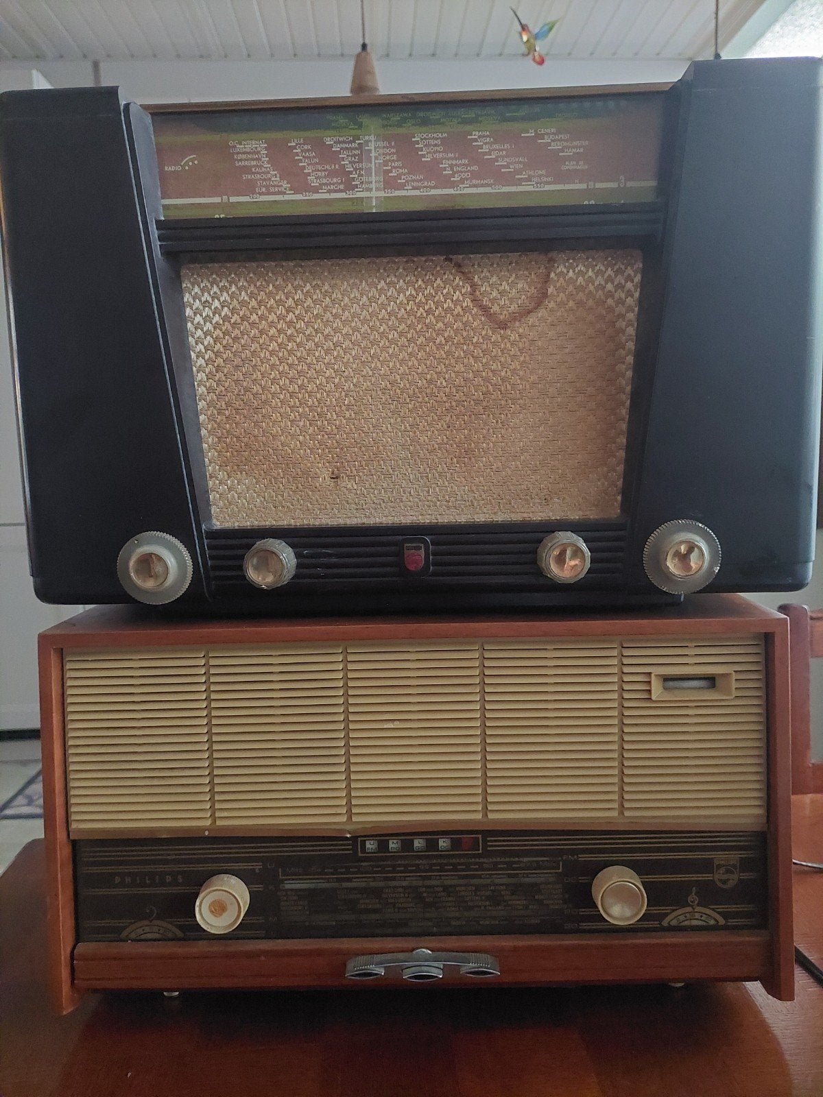 Vintage Philips Radio's - Klassieke Buizenradio, Ophalen, Gebruikt, Radio