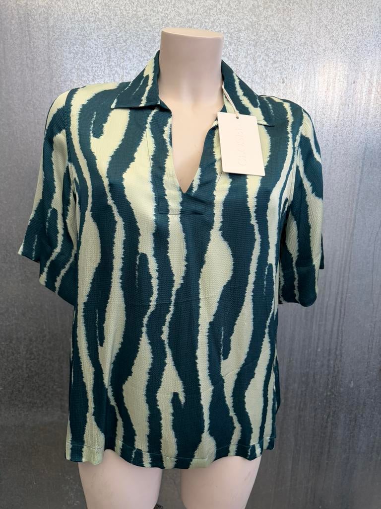 Closed blouse maat xs €250 nieuw, Ophalen of Verzenden, Zo goed als nieuw, Maat 34 (XS) of kleiner, Korte mouw