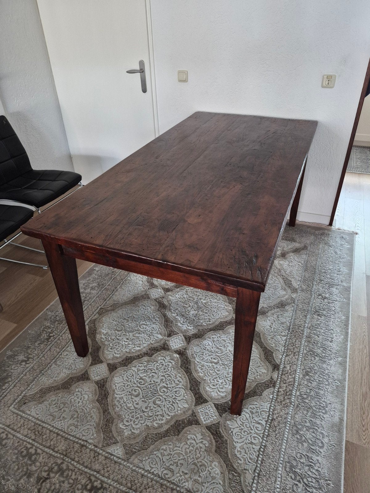 Set van 3 echte houten tafels en dressoir, Ophalen of Verzenden