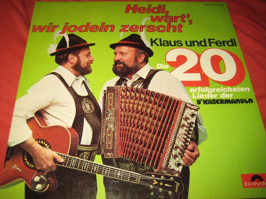 LP, Klaus + Ferdl: Heidi wart`, wir jodeln zersch!, Ophalen of Verzenden, Zo goed als nieuw, 12 inch