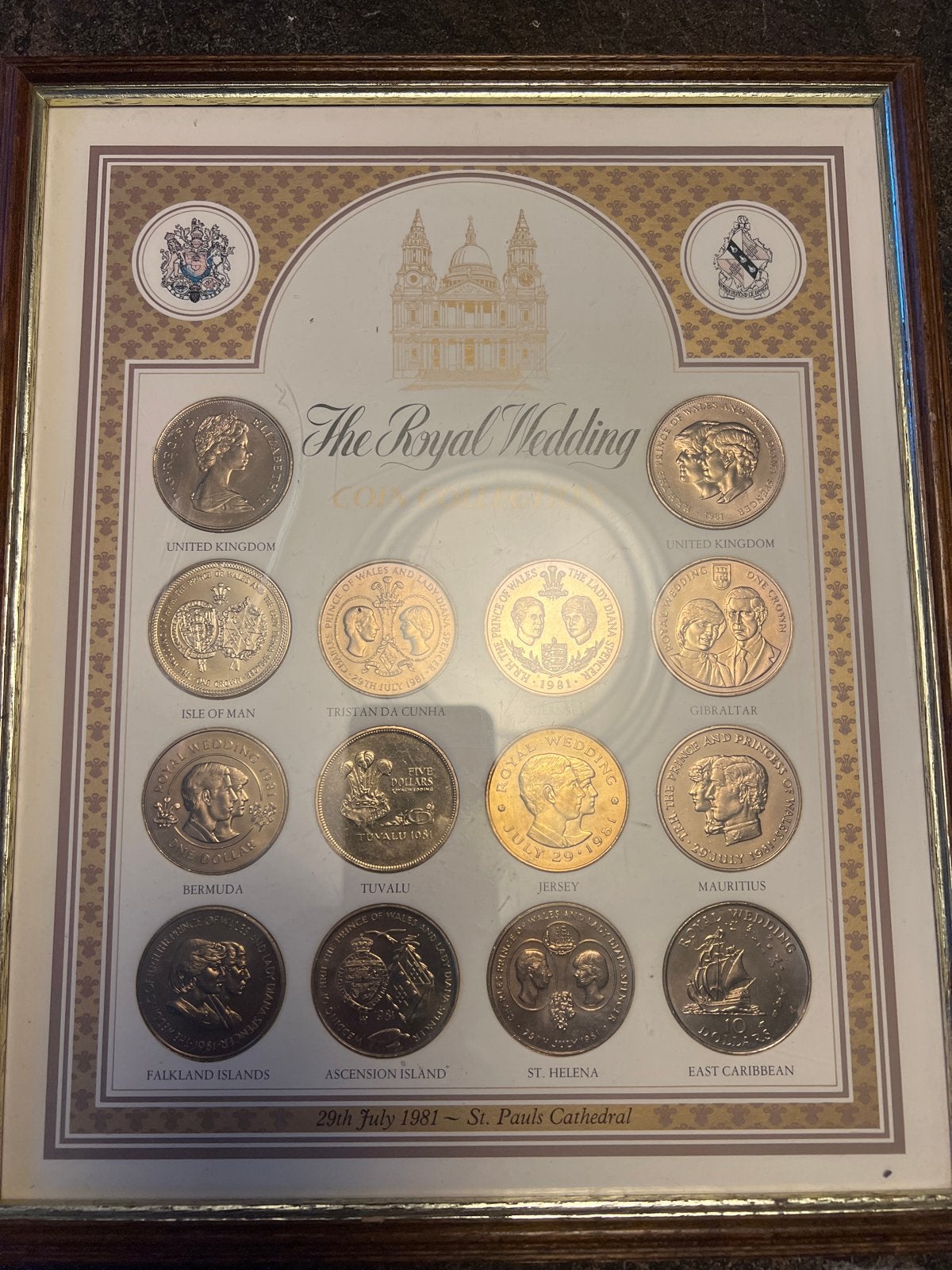 De Koninklijke Bruiloft Muntencollectie 1981, Ophalen of Verzenden, Overige landen, Setje