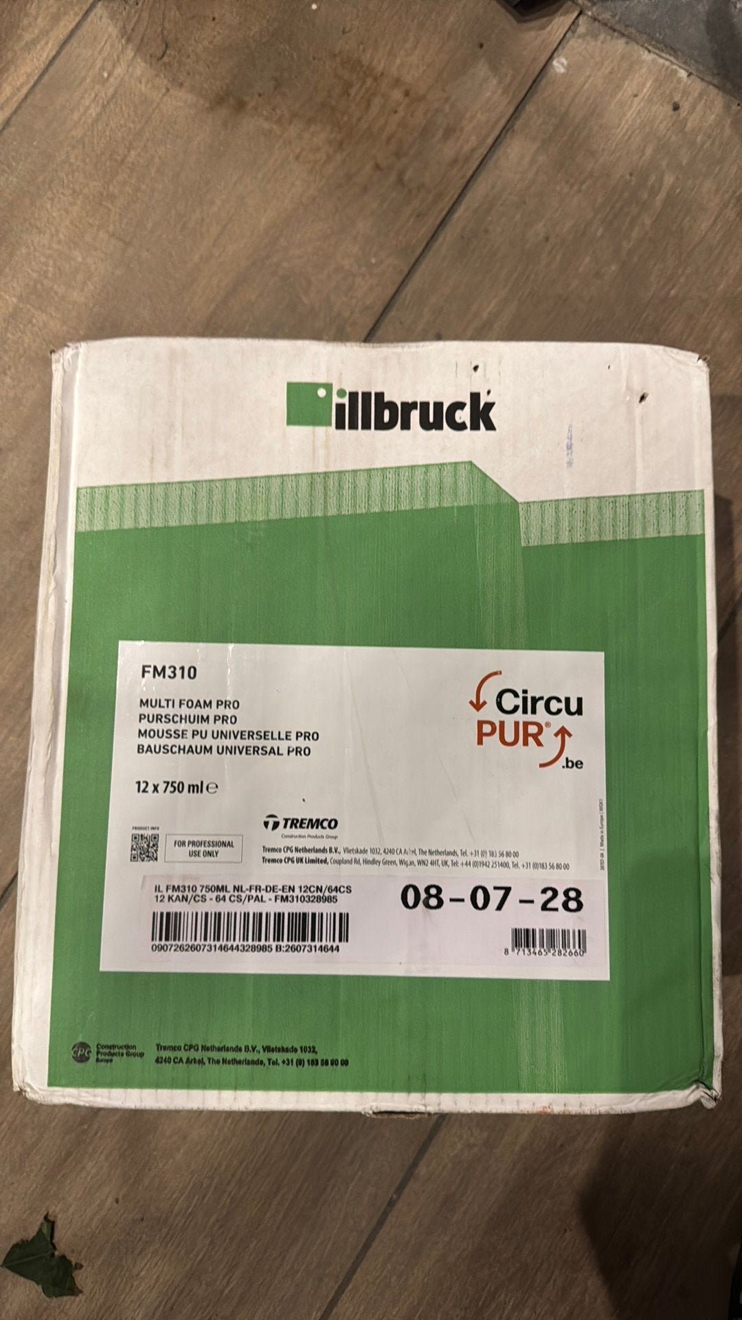 IIIbruck FM310 Multi foam Pro PUR-schuim 12x750ml, Overige materialen, Nieuw, 15 m² of meer, Ophalen