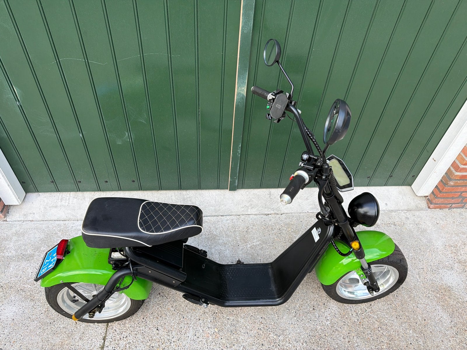 E-chopper Regular Edition – Groen, z.g.a.n. met extra accu, Ophalen of Verzenden, Zo goed als nieuw, Elektrisch, Overige merken
