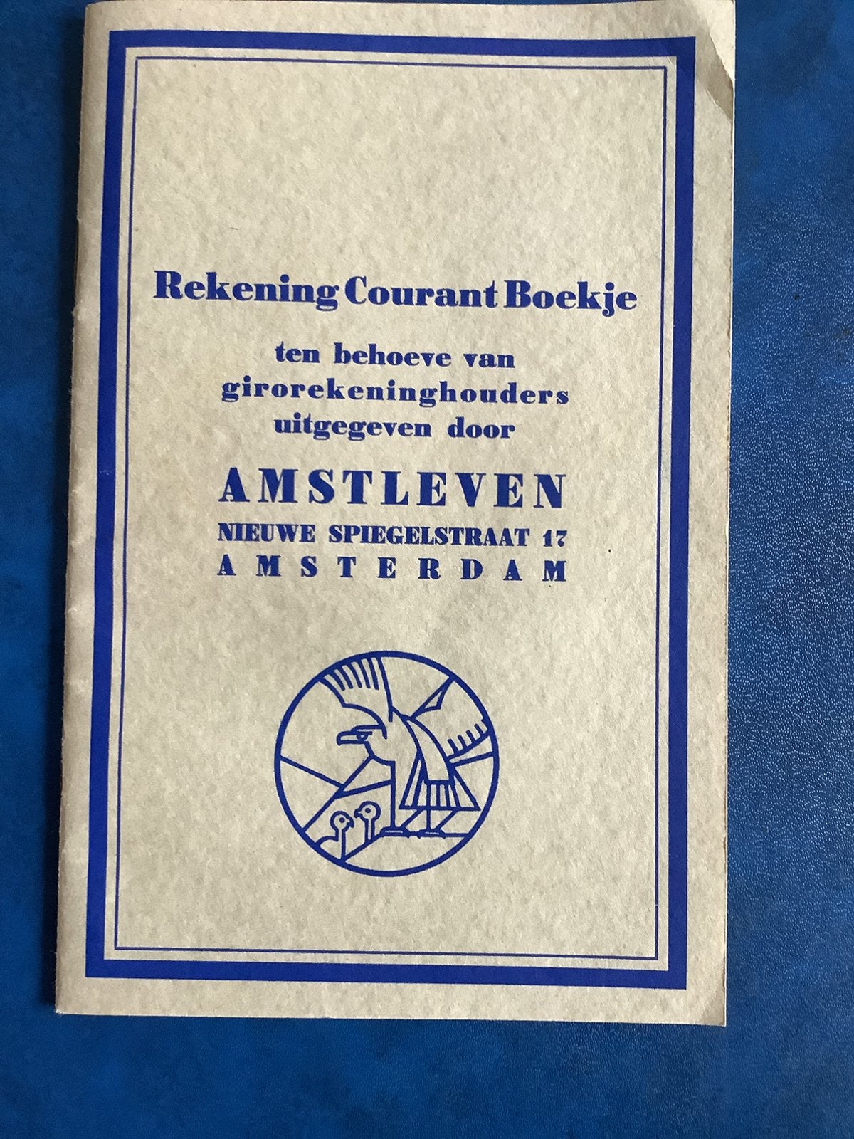 Bankboekje  amstleven, Ophalen of Verzenden