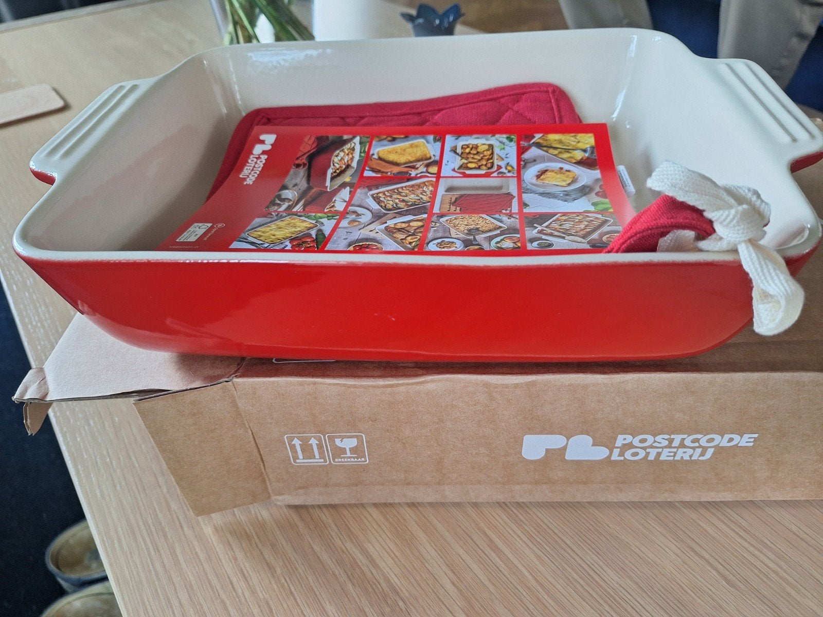 ovenschaal rood, Overige materialen, Overige typen, Nieuw, Ophalen of Verzenden