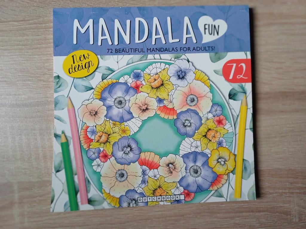 MANDELA kleurenboek voor volwassenen 72 pag NIEUW, Hobby en Vrije tijd, Denksport en Puzzels, Ophalen, Nieuw