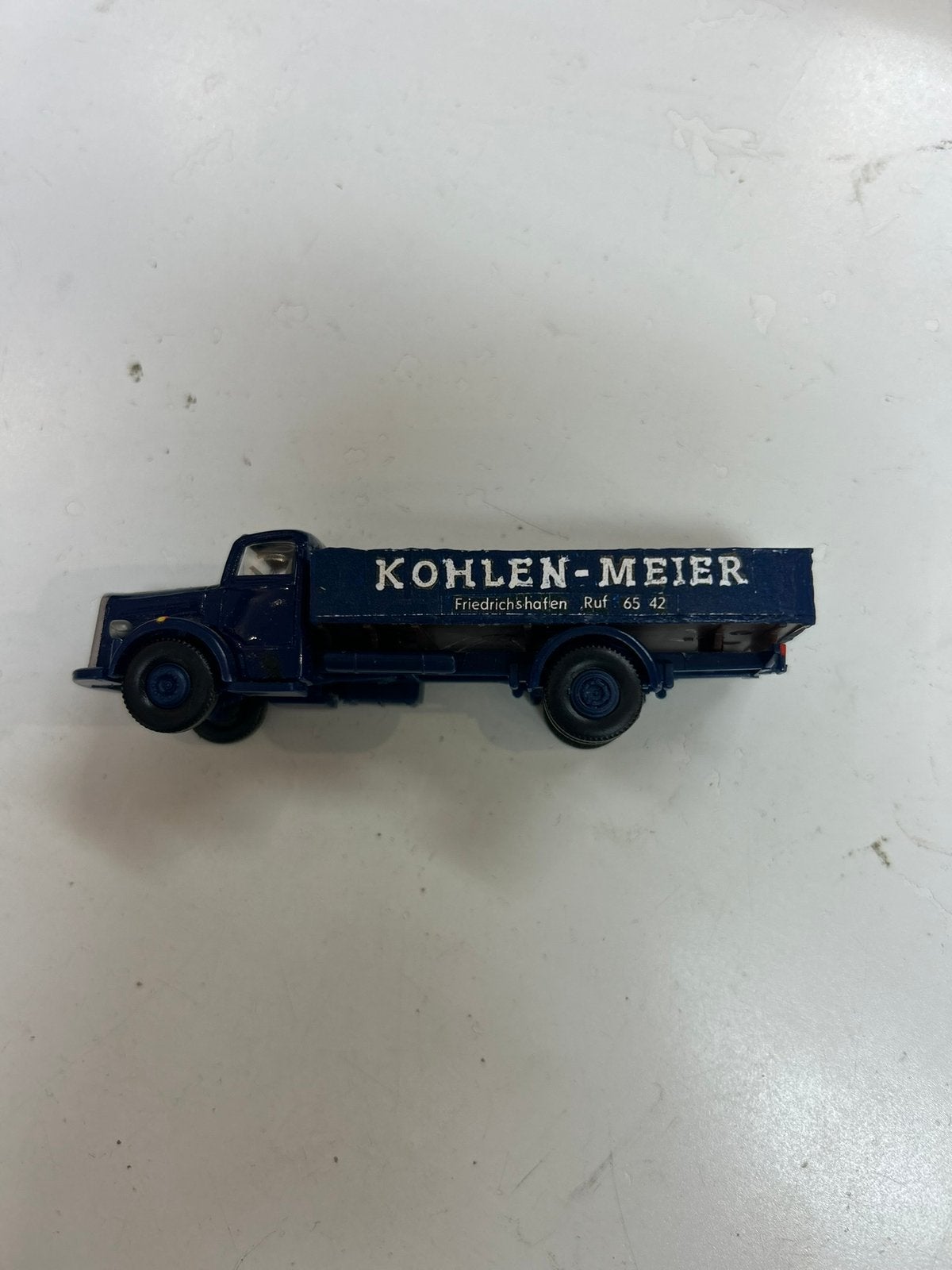 Modelvrachtwagen Kohlen-Meier Friedrichshafen Hümmer 1/87, Verzenden, Gebruikt, Bus of Vrachtwagen, Overige merken