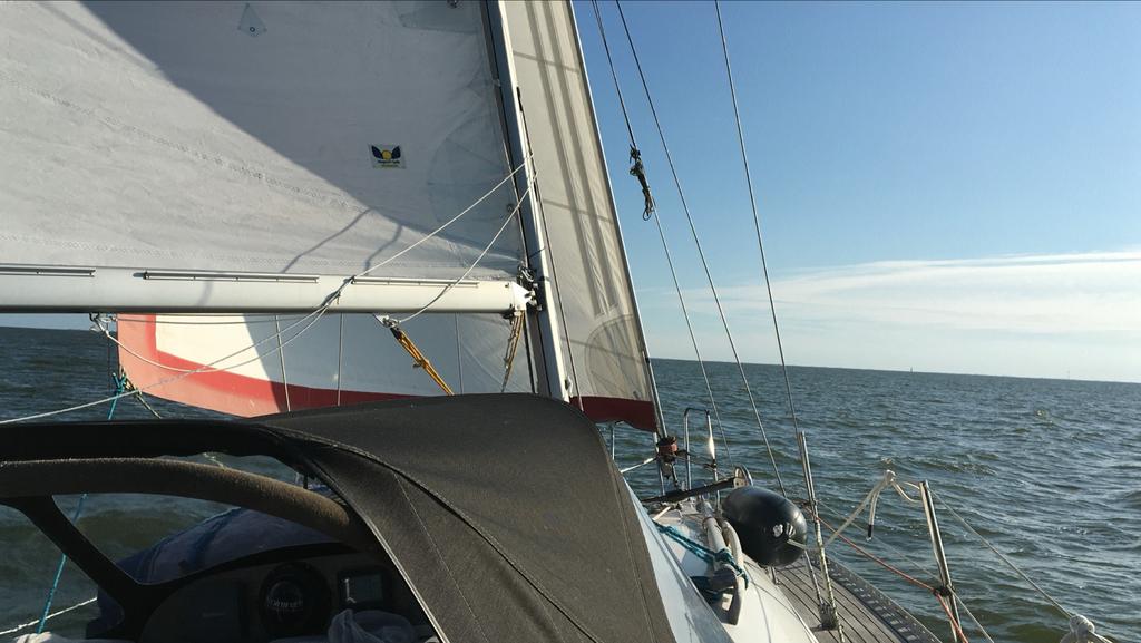 Doorgelat grootzeil Hagoort Sails, Watersport en Boten, Zeilen en Zeiltoebehoren, Gebruikt, Grootzeil, 30 tot 60 m², 6 meter of meer