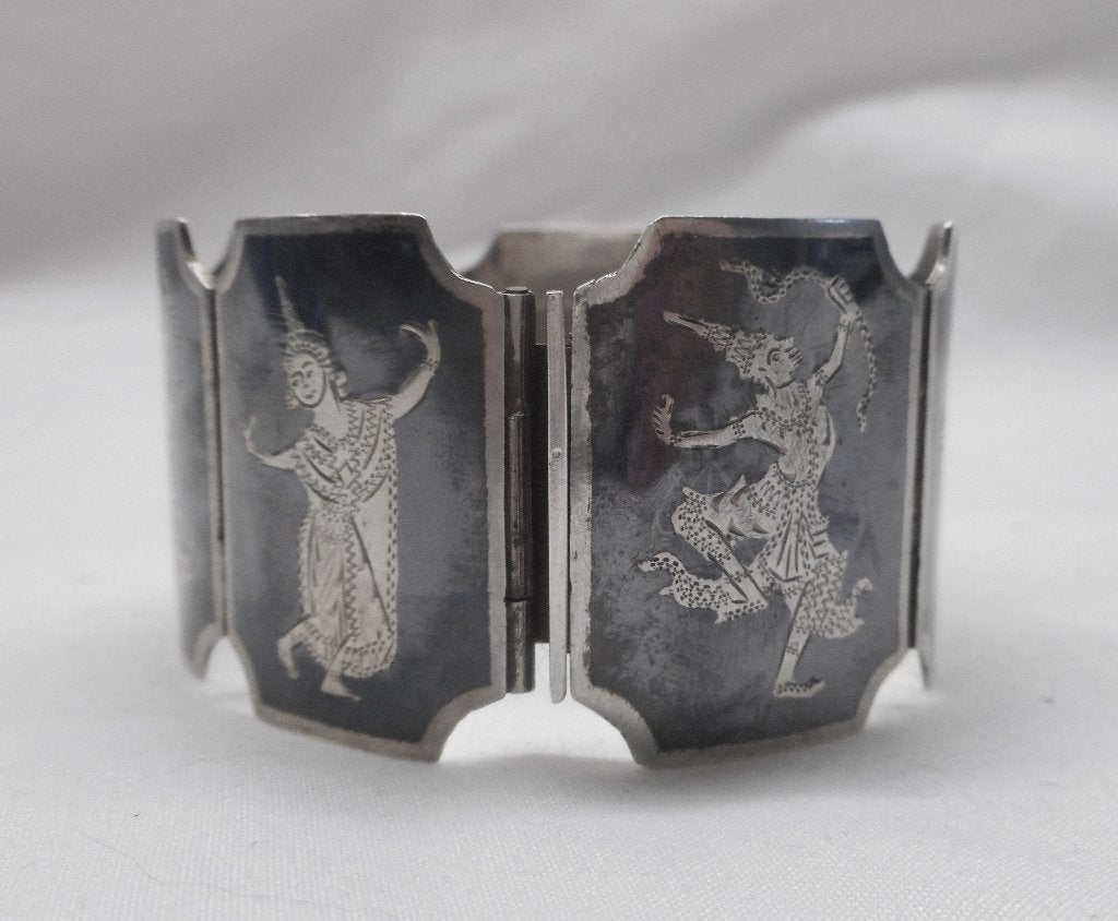 Zilveren antieke royale armband nr.1057, Sieraden, Tassen en Uiterlijk, Antieke sieraden, Verzenden, Zilver, Armband