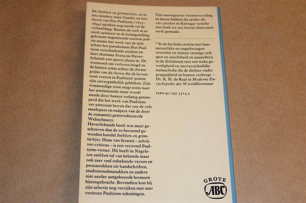 Nagelaten Snikken — Piet Paaltjens — Verzameld Werk, Ophalen of Verzenden, Gelezen