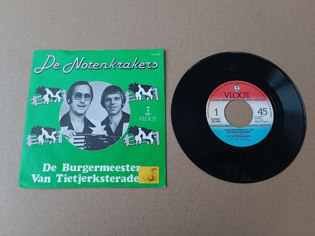 Single: De Notenkrakers - De Burgermeester Van Tietjer (1981, Cd's en Dvd's, Verzenden, Gebruikt, 7 inch, Nederlandstalig
