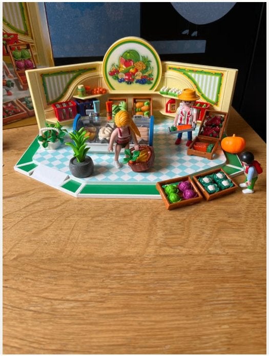 Playmobil City Life Supermarkt 9403 met extra drankautomaat, Kinderen en Baby's, Ophalen of Verzenden, Zo goed als nieuw